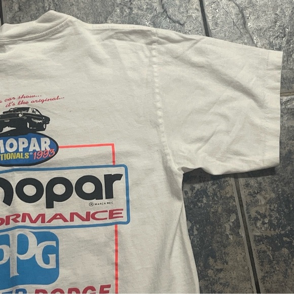Vintage Single stitch 1993 mopar nationals 90’s racing t shirt - Picture 11 of 11